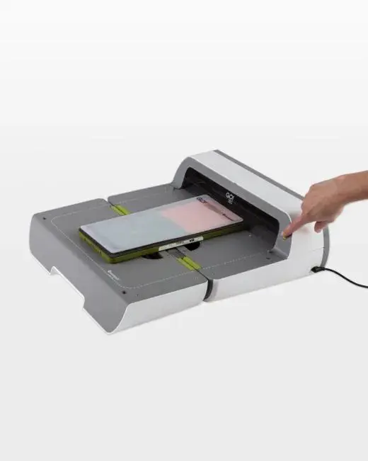 A person is using the device to print.